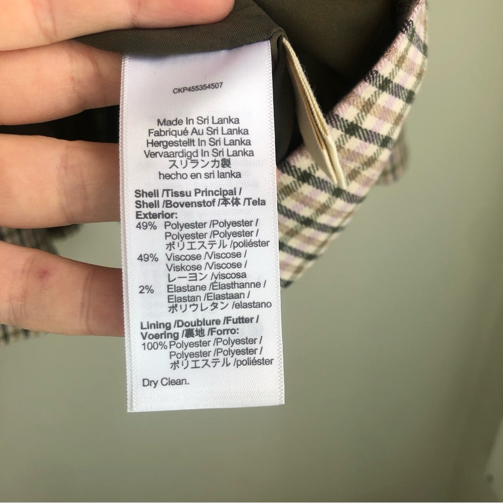 Madewell size XXL Regular Dorset Blazer in Albermarle Plaid - Picture 5 of 7